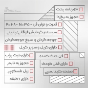 تصویر  فر توکار برقی بیمکث مدل 0021